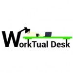 WorkTual Desk, Castro Valley, logo