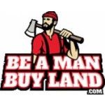 Be A Man Buy Land, Stuart, logo