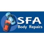 SFA Body Repairs, dandenong, logo