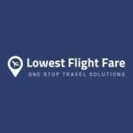 Lowest flight fare, california, logo