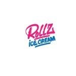 Rollz Ice Cream, Ajax, logo