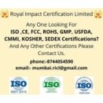 Royal Impact Certification Limited, Noida, logo