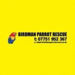 Birdman Parrot Rescue, Blackpool, logo