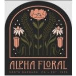 Alpha Floral, Santa Barbara, logo