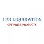 123 Liquidation, Santa Ana, logo