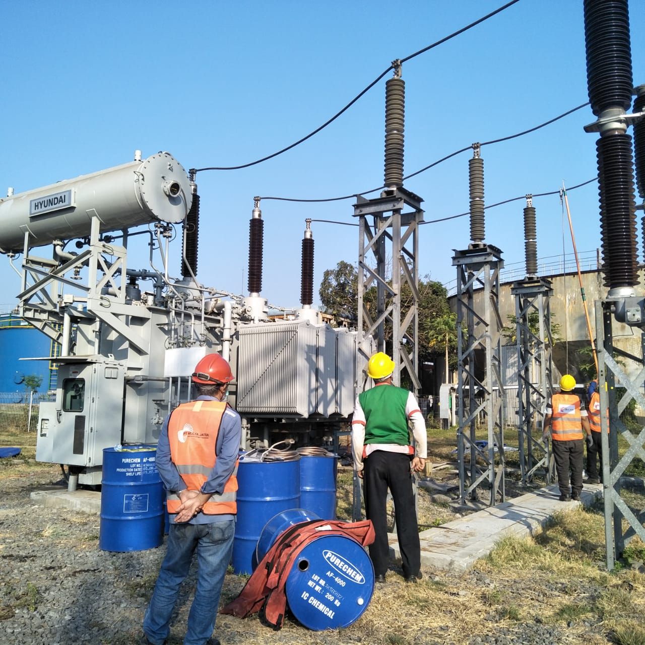 PT Mulya Jatra Sidoarjo Proses penggatian oli