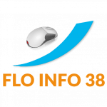 Flo Info 38, Colombe, logo