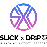 Slick x Drip Auto Care, Vancouver, BC, logo