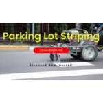 Mid Michigan parking lot striping, Saginaw, logo