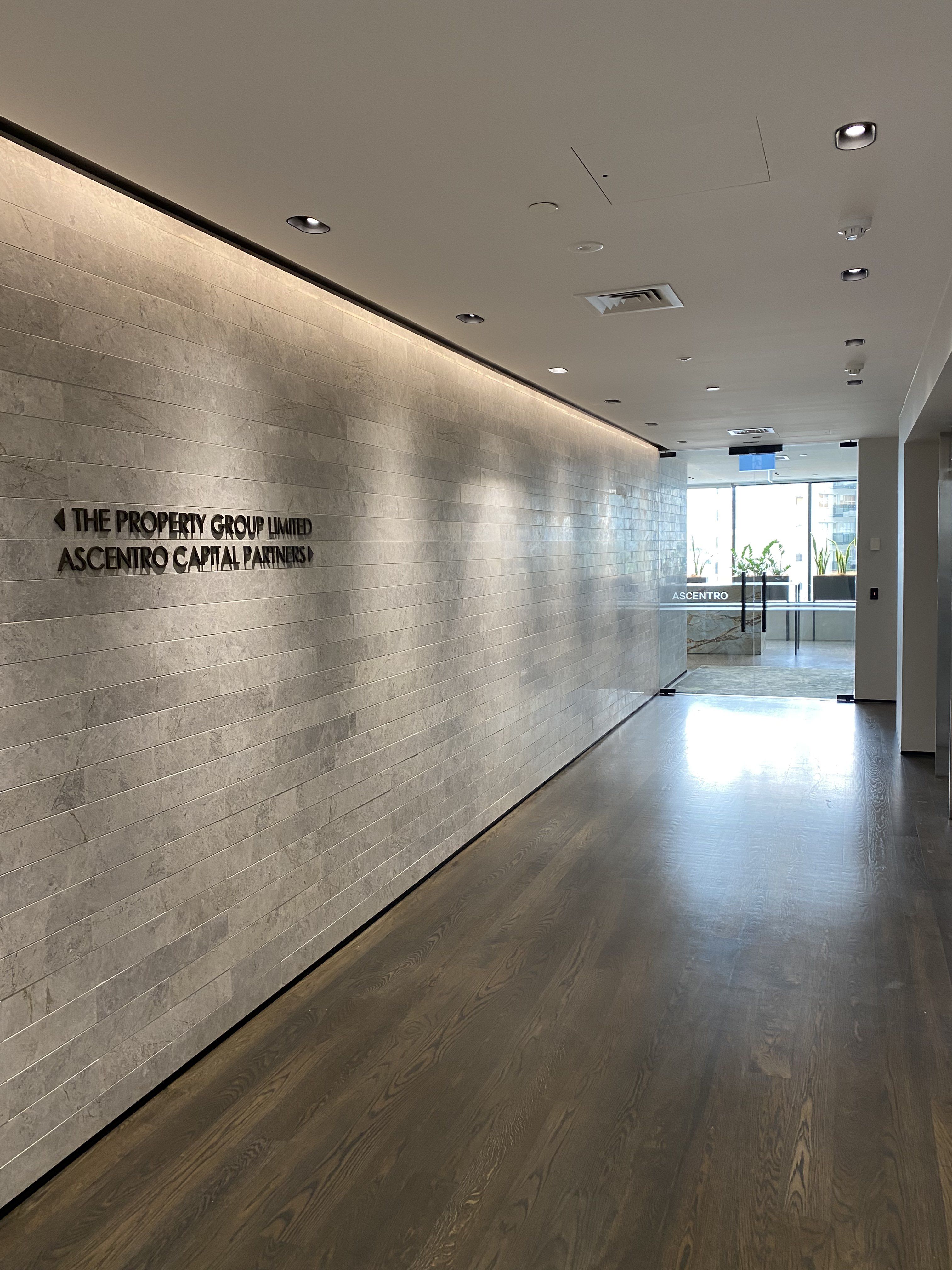 Office Entrance Ascentro Capital Partners - New Zealand Private Equity Auckland Office Entrance