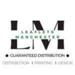 LEAFLETS MANCHESTER DISTRIBUTION, PRINTING, AND DESIGN, Greater Manchester, logo