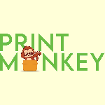 Print Monkey, London, logo