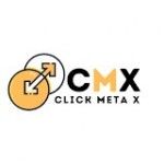 Click Meta X, surat, logo