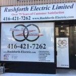Rushforth Electric and Heating 1976 Limited, East York, logo