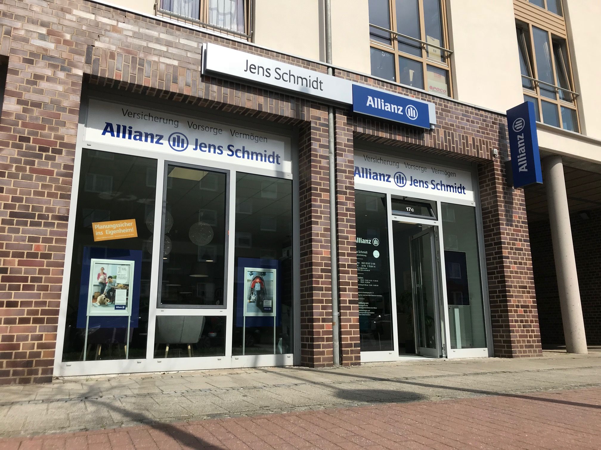 Allianz Versicherung und Baufinanzierung Jens Schmidt - Tel. 0421-83673100 Allianz Versicherung Jens Schmidt Bremen Allianz Versicherung und Baufinanzierung Jens Schmidt - Tel. 0421-83673100