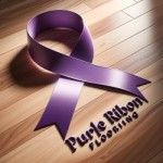Purple Ribbon Flooring, Westport, MA, logo