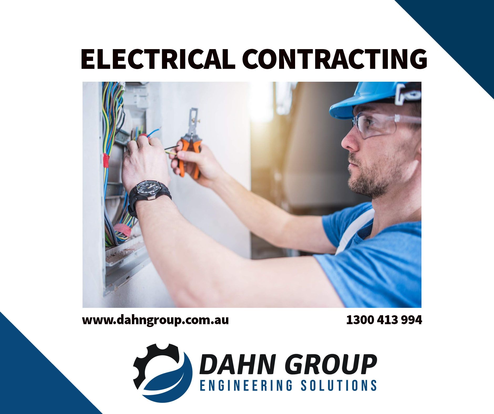 Are you looking for safety and high standard Commercial Industrial Electrical Contractors Melbourne? Then you will get your solution to Dahn Group Pty Ltd. We are well known in electrical contracting services with quality of work, arduous design systems, and extensive knowledge in all realms of electrical works. Dahn Group Pty Ltd Melbourne Are you looking for safety and high standard Commercial Industrial Electrical Contractors Melbourne? Then you will get your solution to Dahn Group Pty Ltd. We are well known in electrical contracting services with quality of work, arduous design systems, and extensive knowledge in all realms of electrical works.