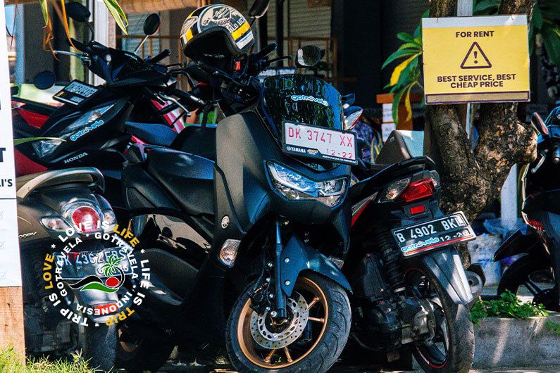Sewa motor di Bali dengan GoTravela Scooter Rental Kuta. Tersedia berbagai pilihan skuter matic harian dan mingguan, lengkap dengan helm dan jas hujan gratis. Layanan antar-jemput area Kuta, Seminyak, Canggu, Ubud, dan Denpasar.
 Sewa motor di Bali dengan GoTravela Scooter Rental Kuta. Tersedia berbagai pilihan skuter matic harian dan mingguan, lengkap dengan helm dan jas hujan gratis. Layanan antar-jemput area Kuta, Seminyak, Canggu, Ubud, dan Denpasar.
