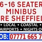 6-16 seater minibus sheffield, sheffield, logo
