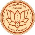 Lotus Gallery Art & Antiques, Athens, λογότυπο