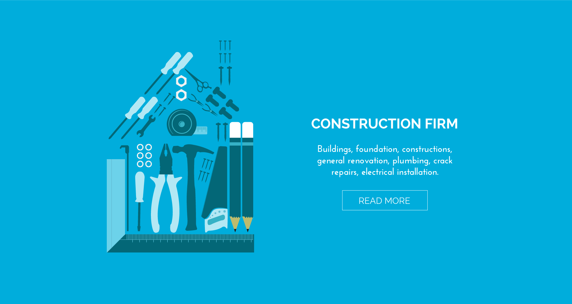 flat design for construction company G16framework Media Productions Edmonton flat design for construction company