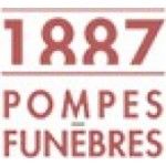 Pompes Funèbres 1887, Paris, logo