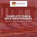 Teak & Deck Professionals, Carlsbad, logo