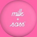 MILK + SASS, Dallas, logo
