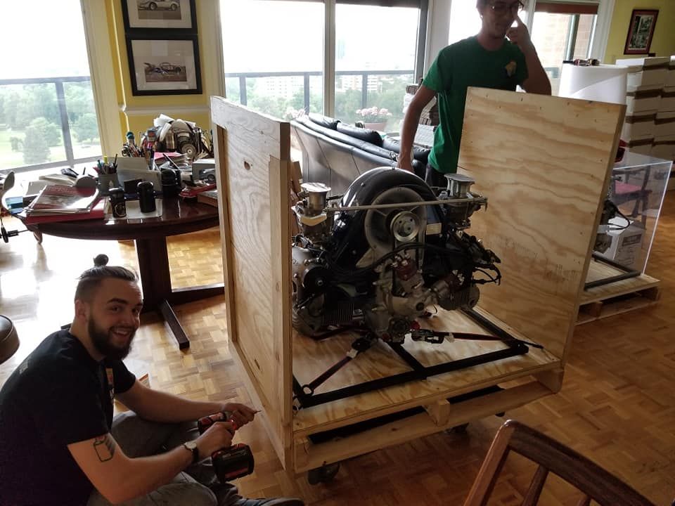 Porsche Engine Shipping