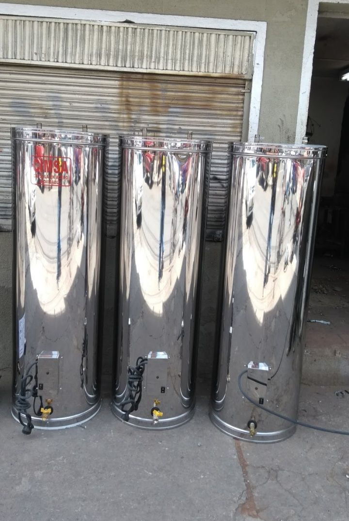 calentadores en acero inoxidable