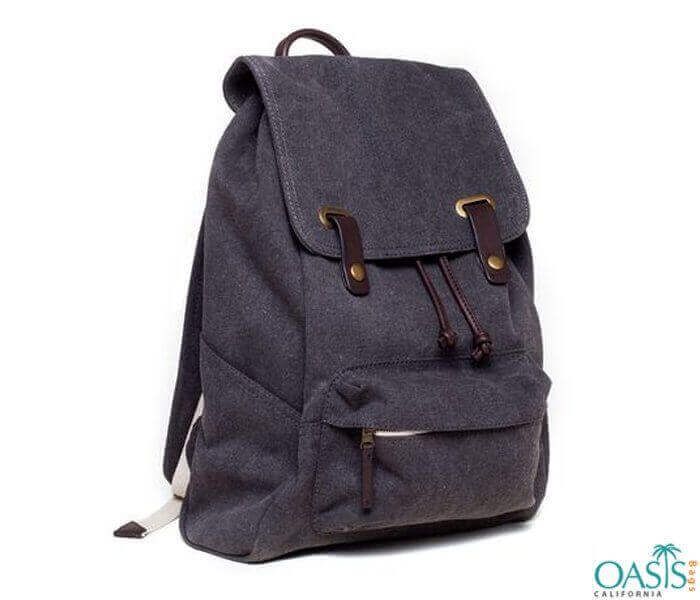 Wholesale Dark Purple Sophisticated Unisex Backpack Manufacturers