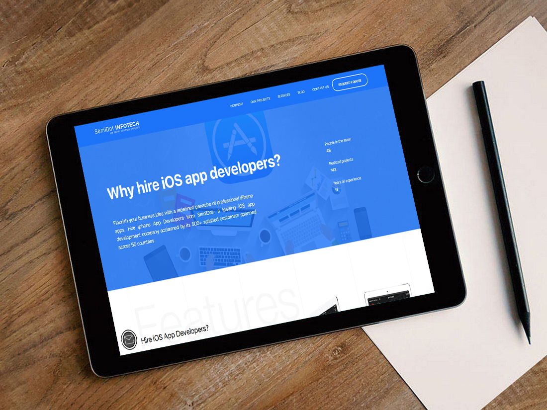 Hire quality iOS developers from Semidot!! 