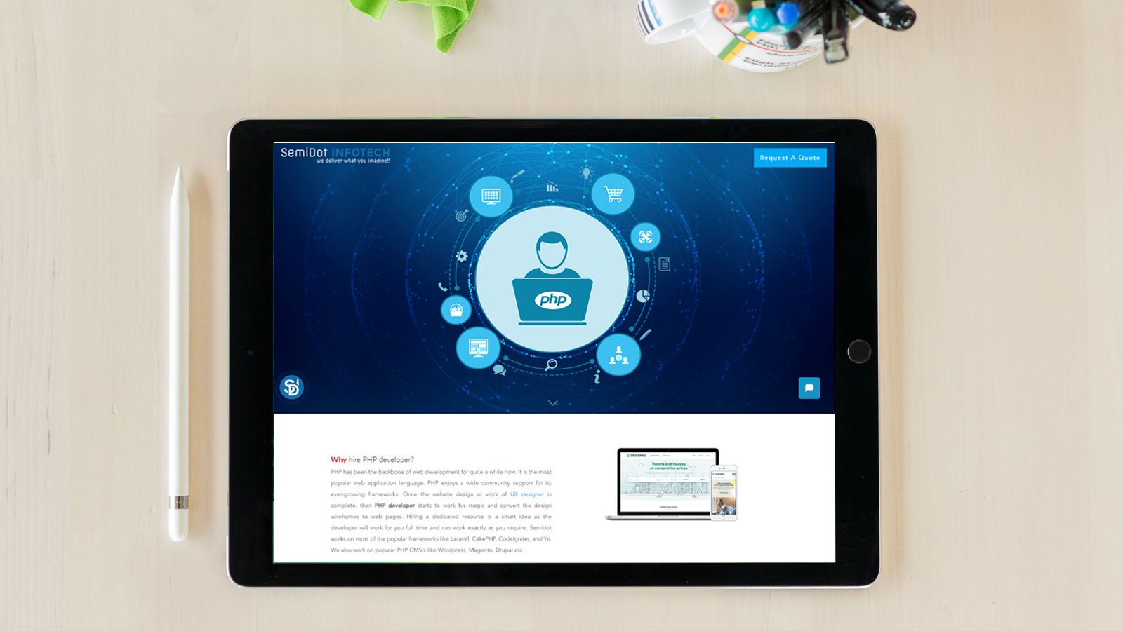 Hire PHP developers from Semidot Infotech !!