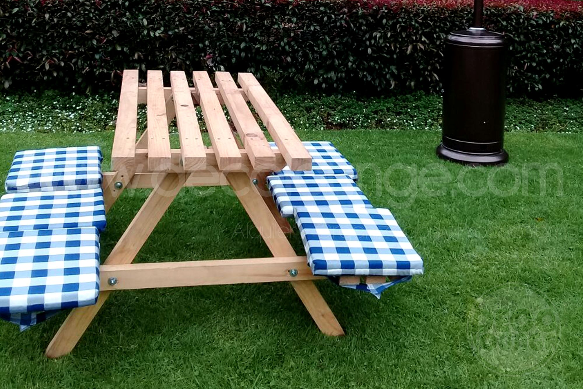 Mesas picnic para eventos