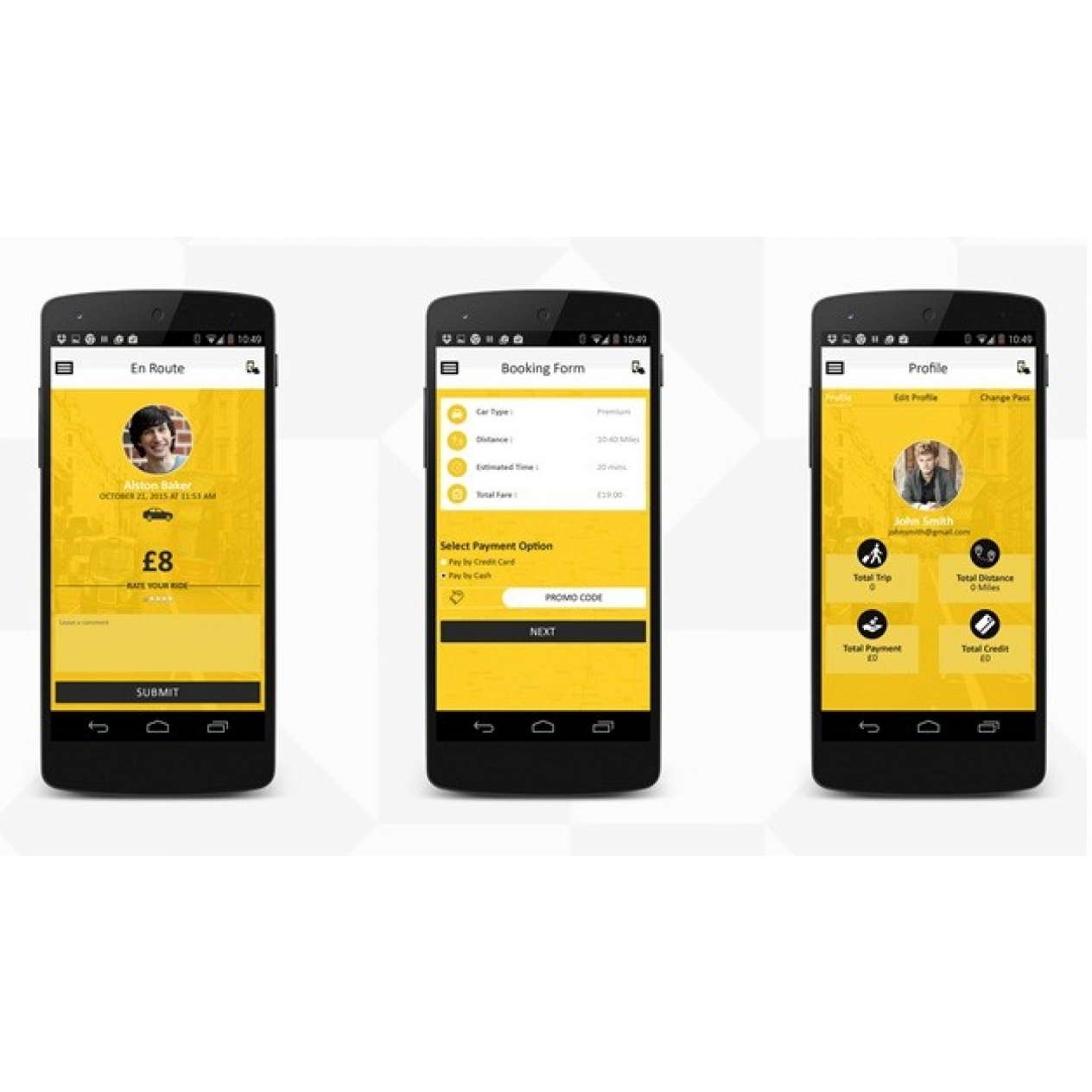 Taxi Booking App