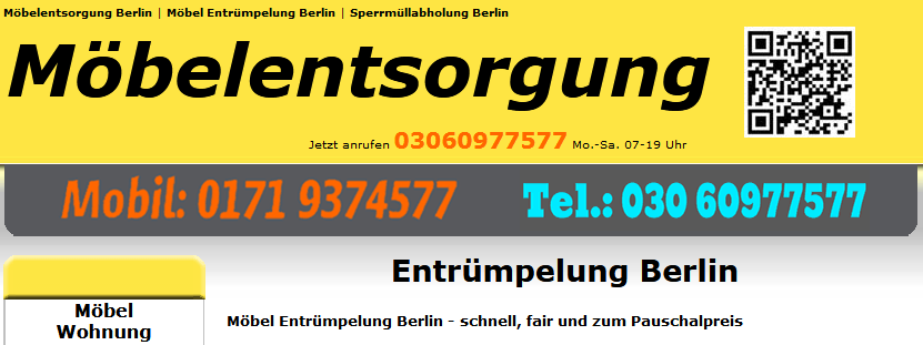 Möbelentsorgung Berlin 