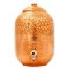 Copper Embossed & Hammered Design Water Pot