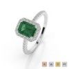 Designer collection of Emerald Engagement Rings UK Online