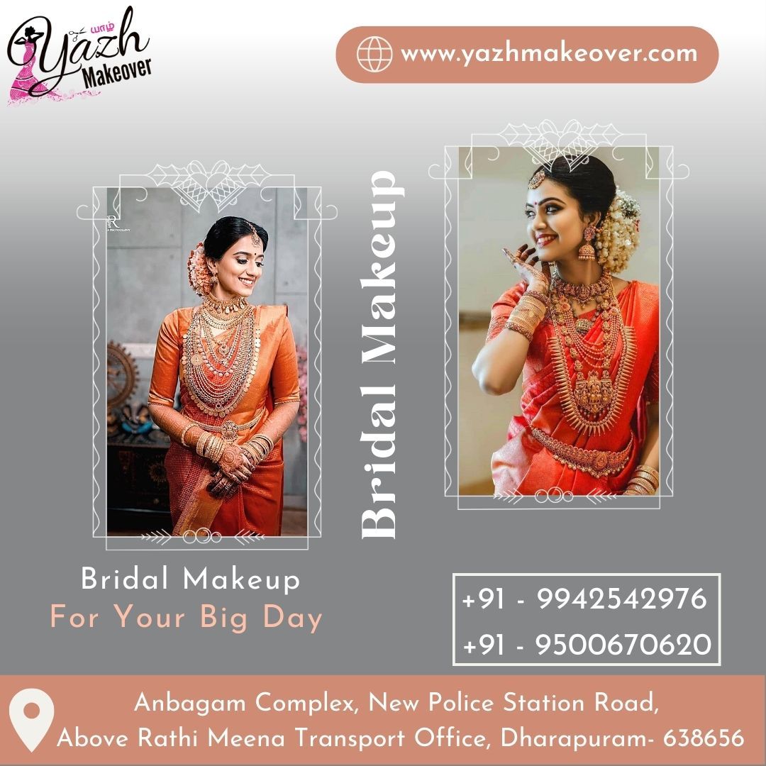 Best Bridal Makeup Artist in Dharapuram.