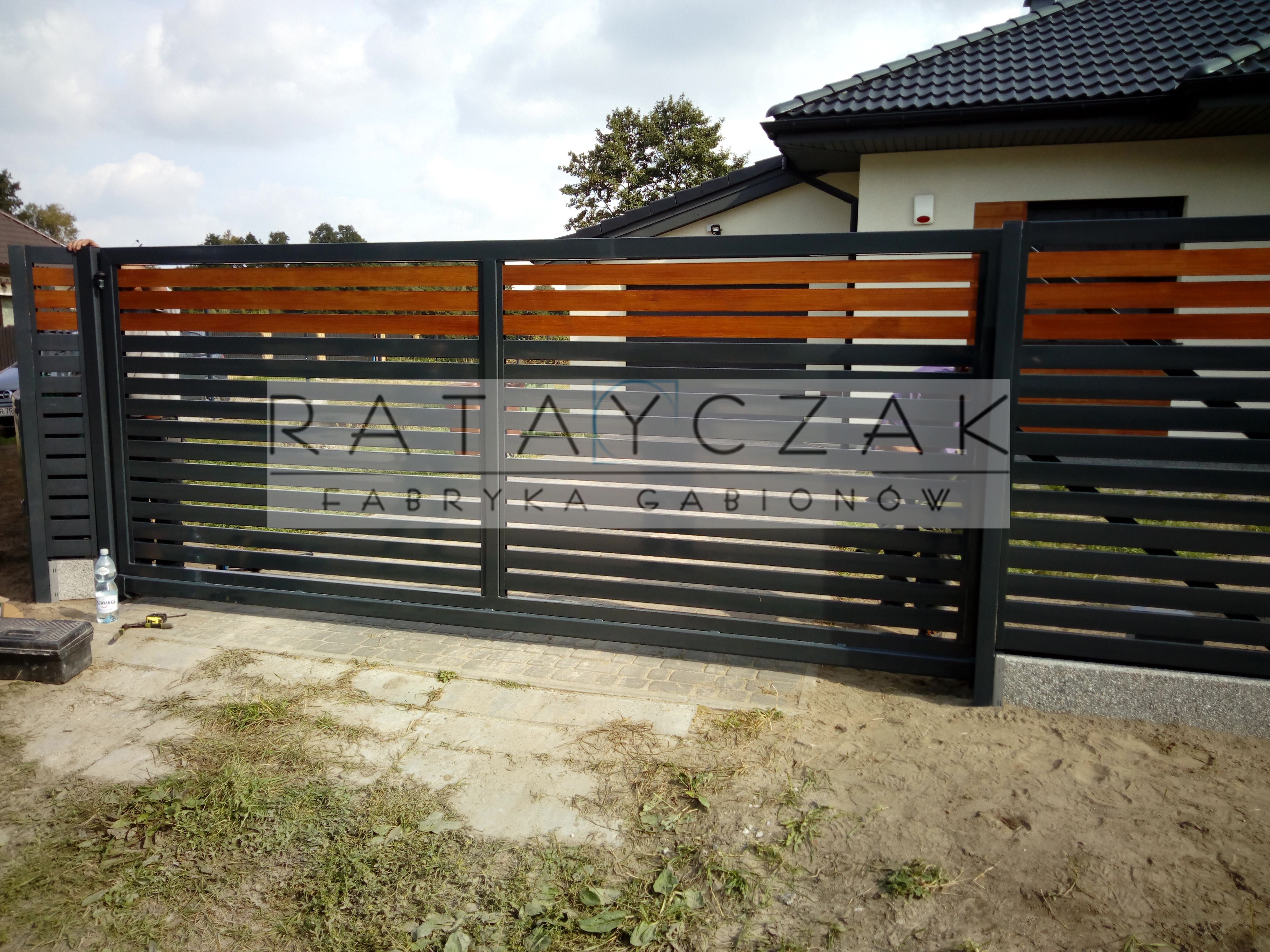 Modern metal fences