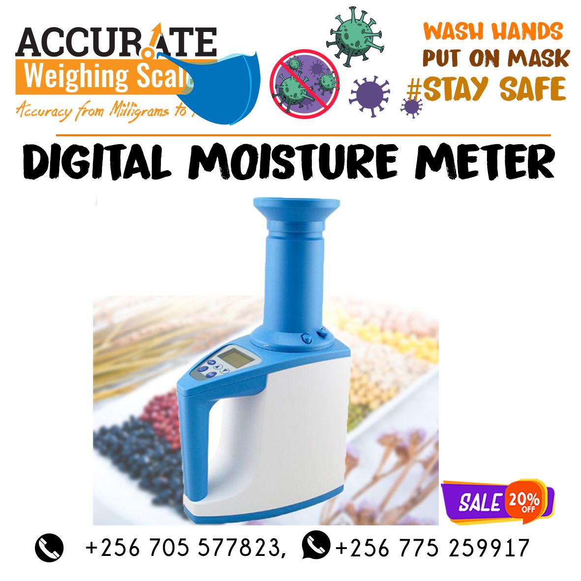 Model LDS-1H1S Digital Grain Moisture Meter in Kampala