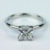 2 CT Princess Cut Engagement Ring in White Gold