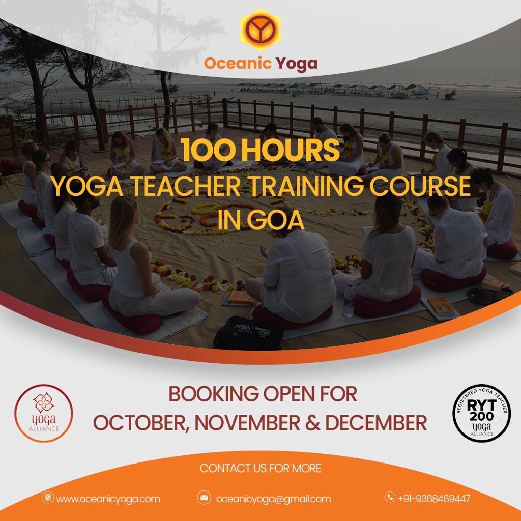 100 Hour Yoga Teacher Training in Goa