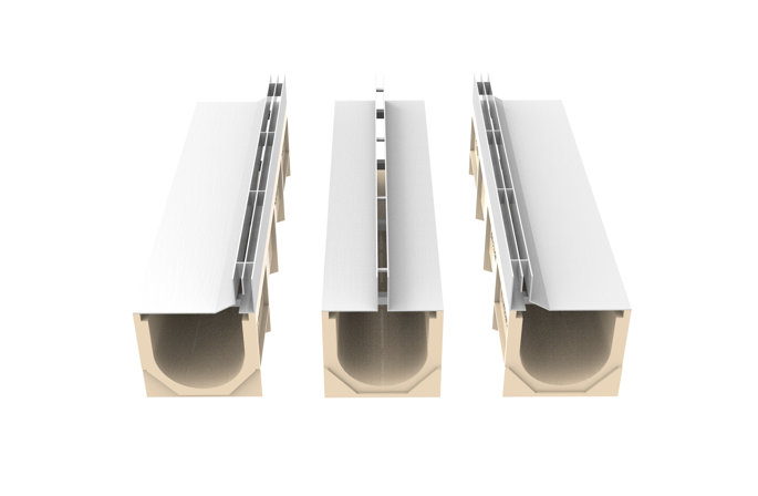 Trench Drain With Slot Cover-U200
