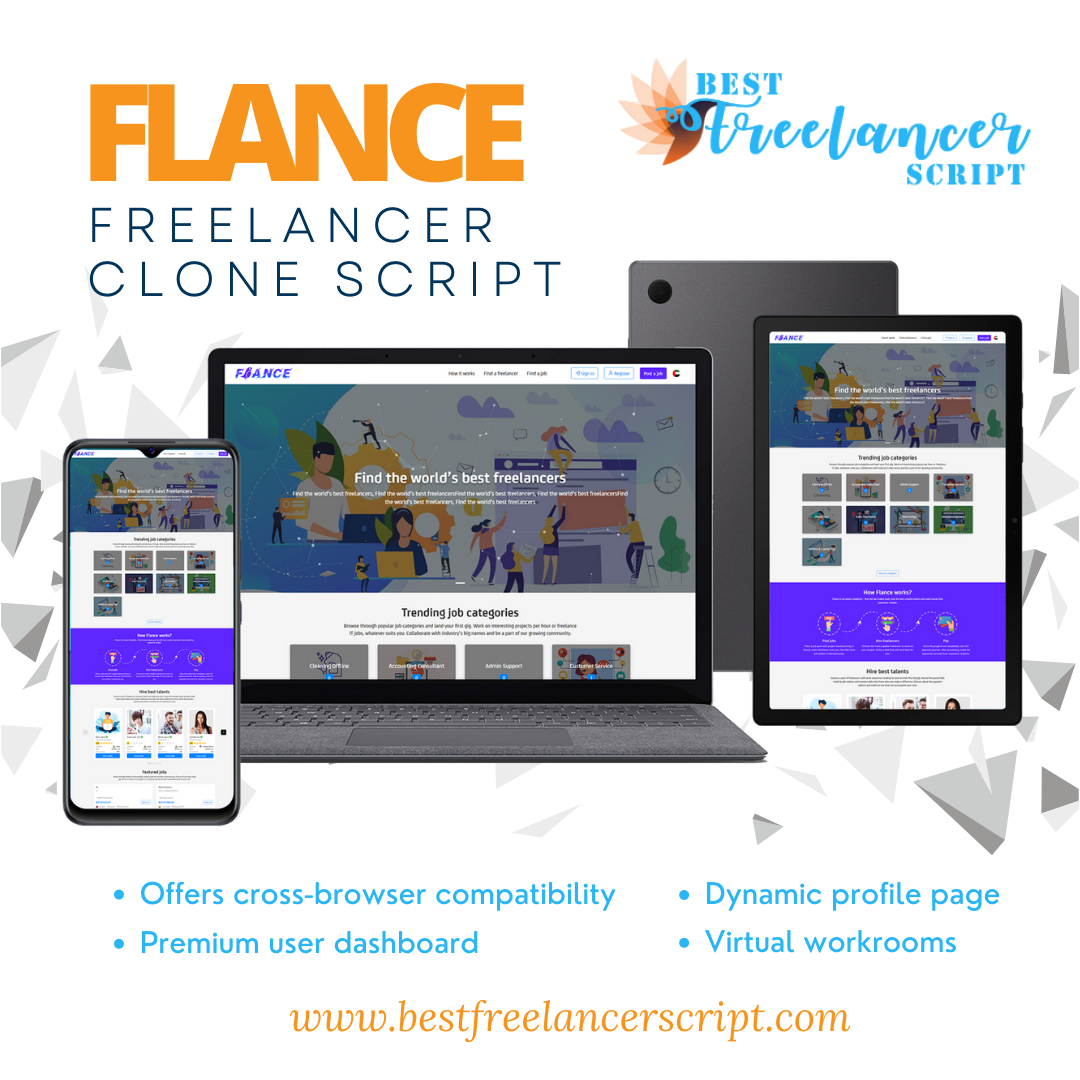 Flance - Ready Made Freelance Website Script 