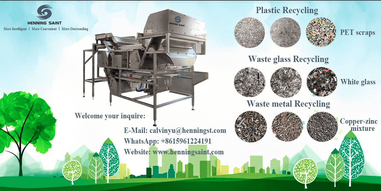 waste glass color sorter 
