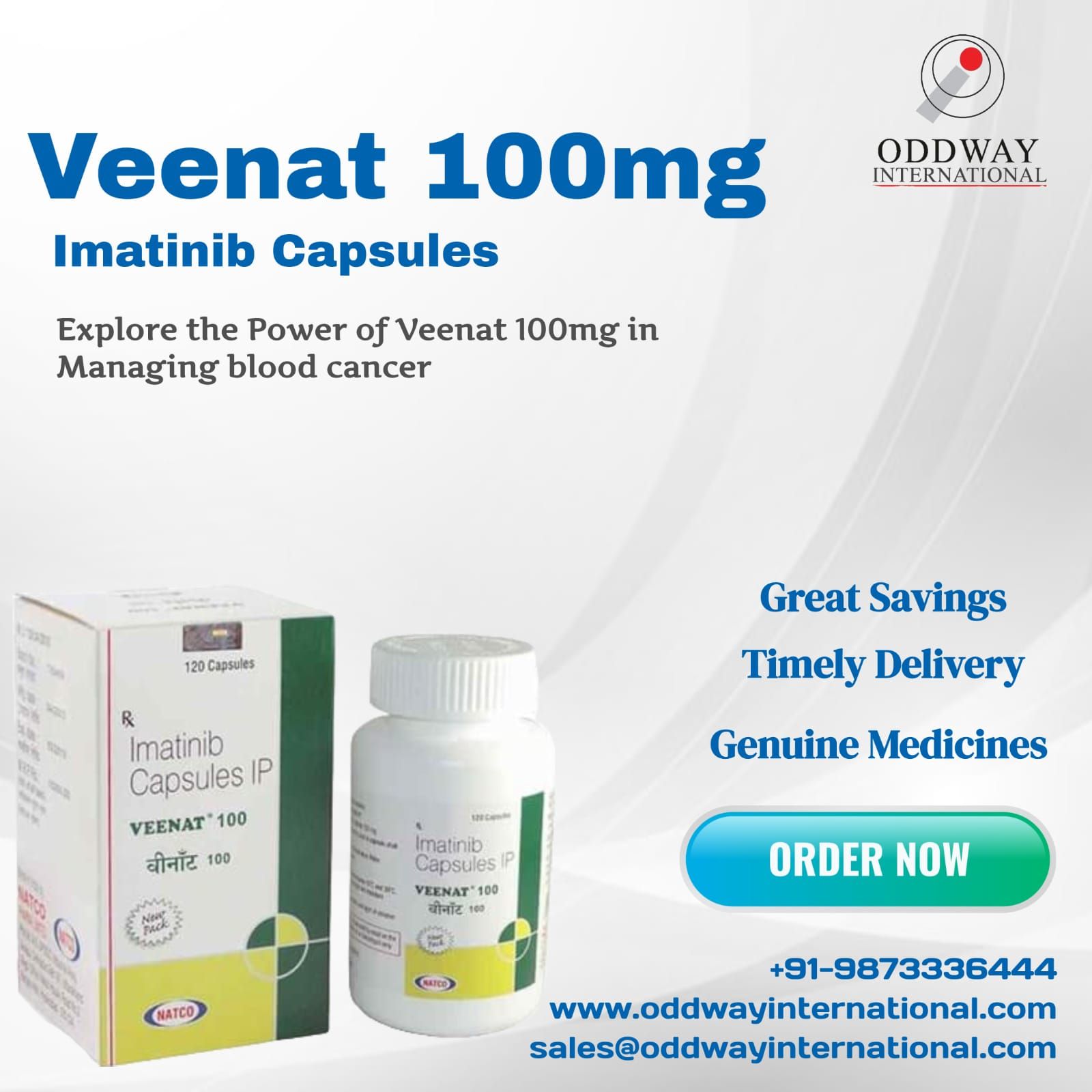 Get Veenat 100mg Imatinib Capsules at the Most Affordable Price 