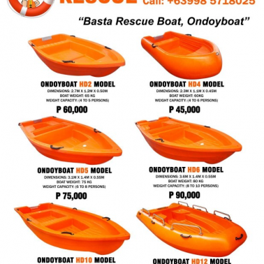 Mang Ondoy - Rescue Boat Ondoyboat HD2 Model special color
