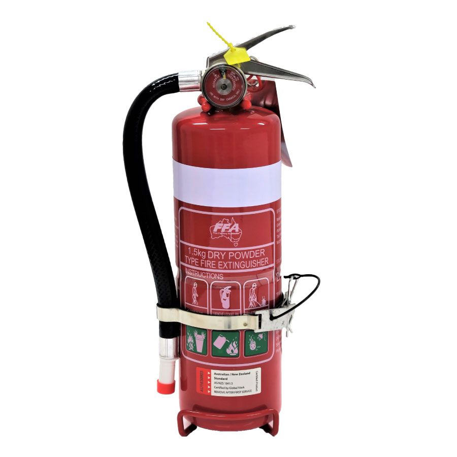 FFA15ABE – 1.5 kg ABE Dry Chemical Powder Fire Extinguisher