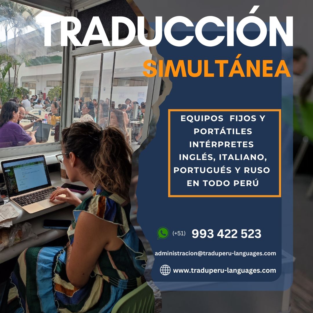 EQUIPOS PARA VISITAS GUIADAS, INTERPRETACIÓN Y TRADUCCIÓN SIMULTÁNEA EN TODO EL PERÚ